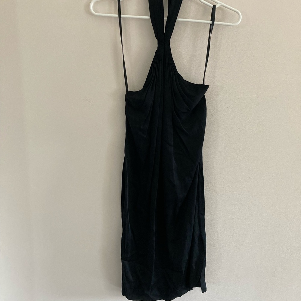 DVF silk halter mini
